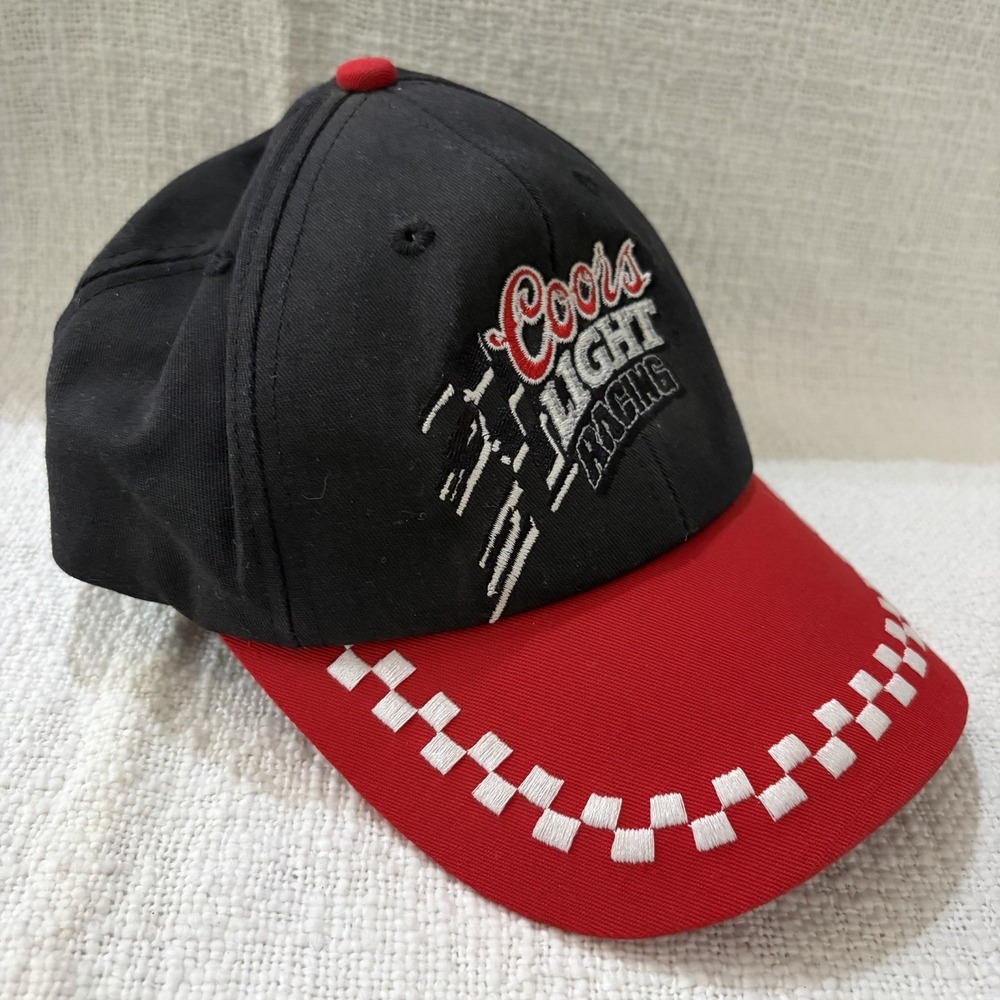 Coors light Adjustable Baseball Hat‎ pre Owned NASCAR Cap Collectible Vintage